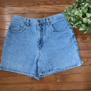 Halston Jean shorts